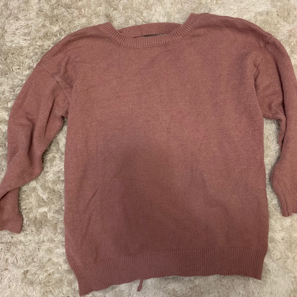 Francesca's Dark Blush Sweater